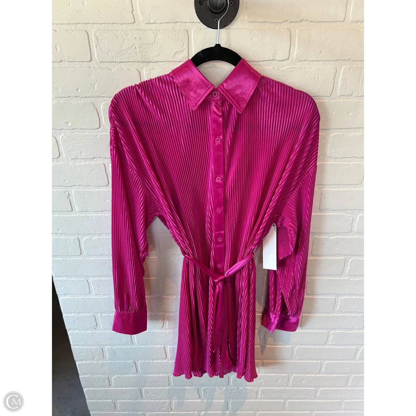 Dress Casual Short By Clothes Mentor In Pink, Size: L