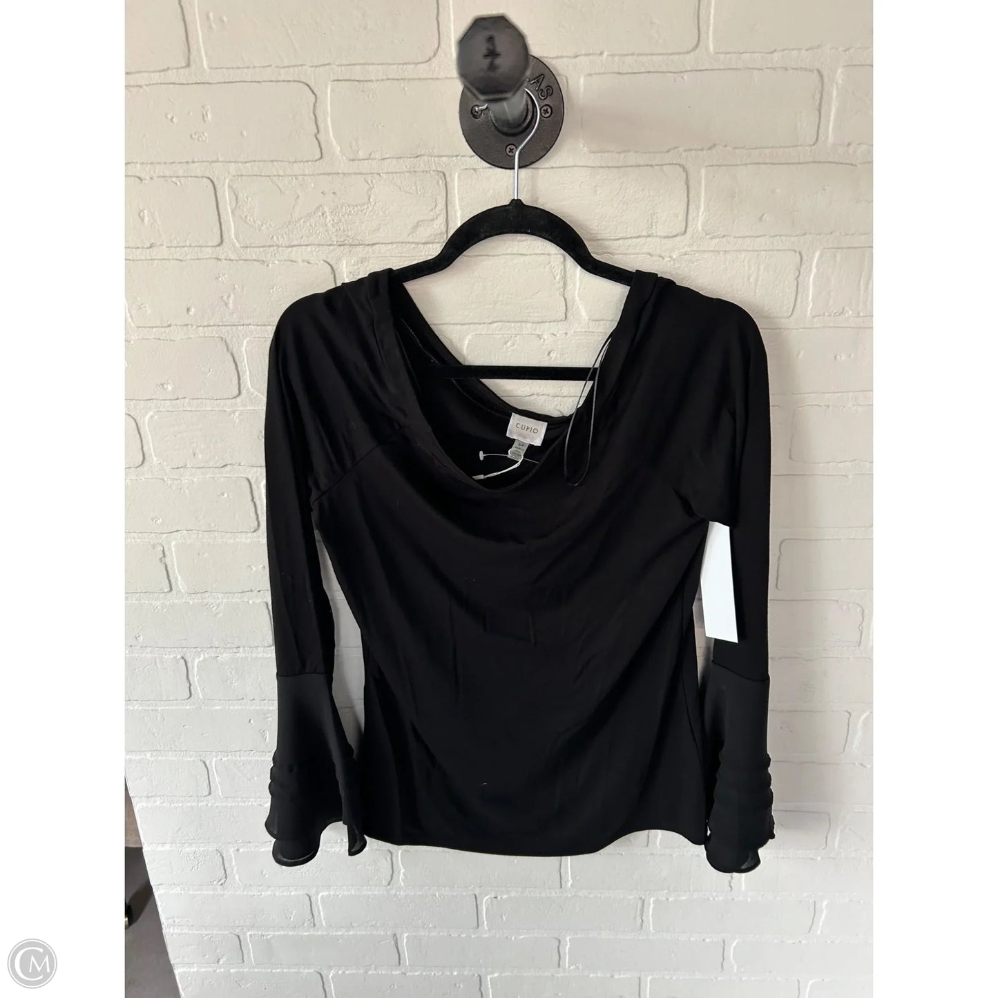Top Long Sleeve By Cupio In Black, Size: S