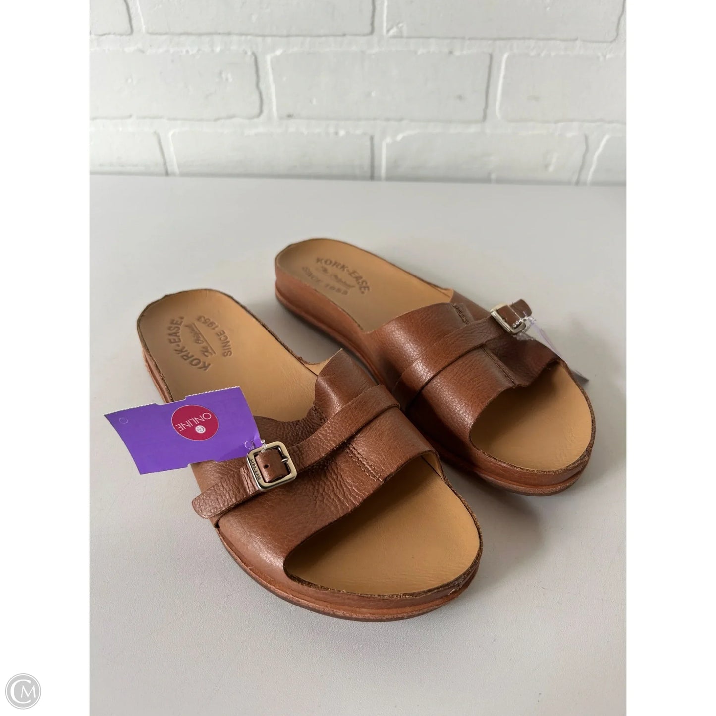 Sandals Flats By Kork Ease In Brown, Size: 6