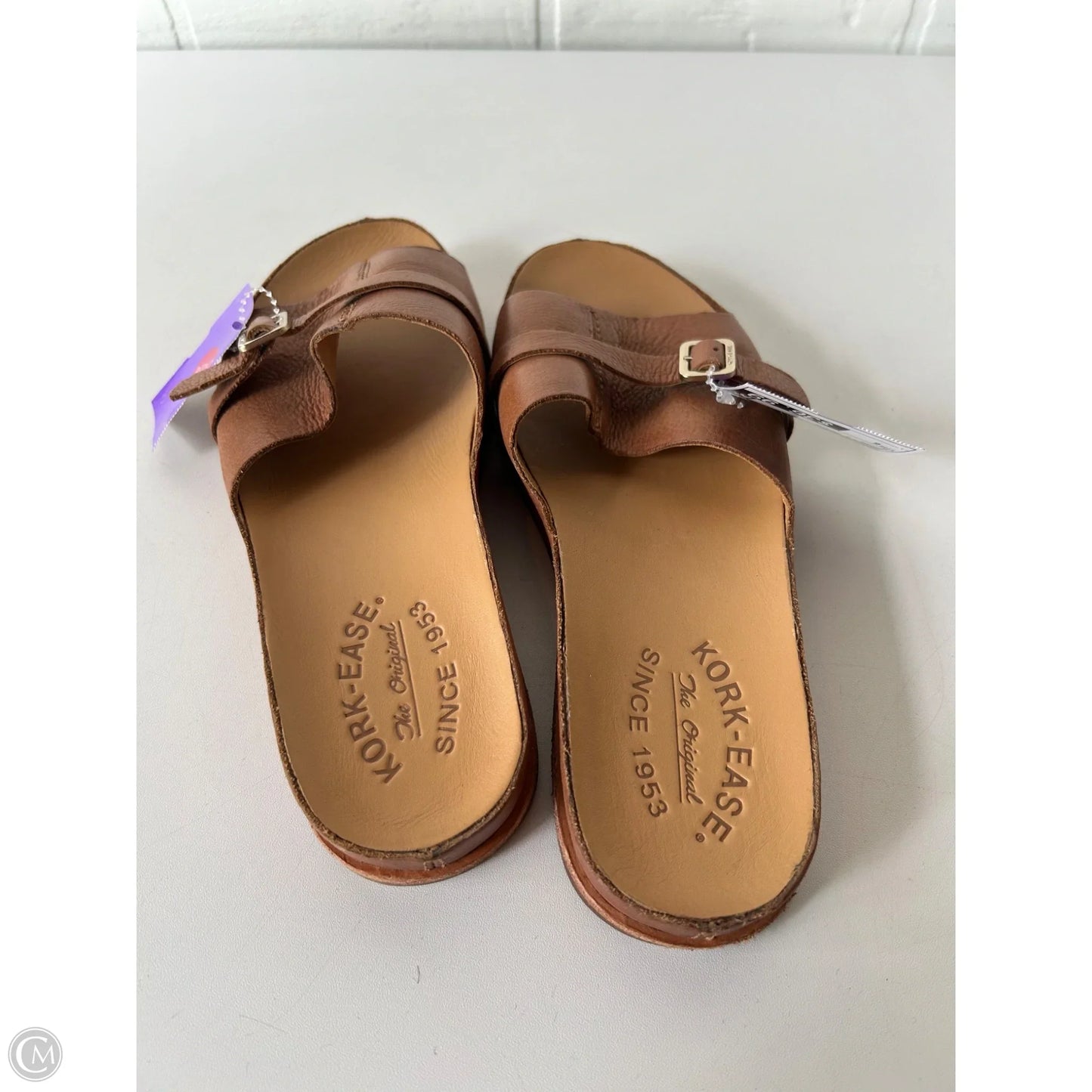 Sandals Flats By Kork Ease In Brown, Size: 6