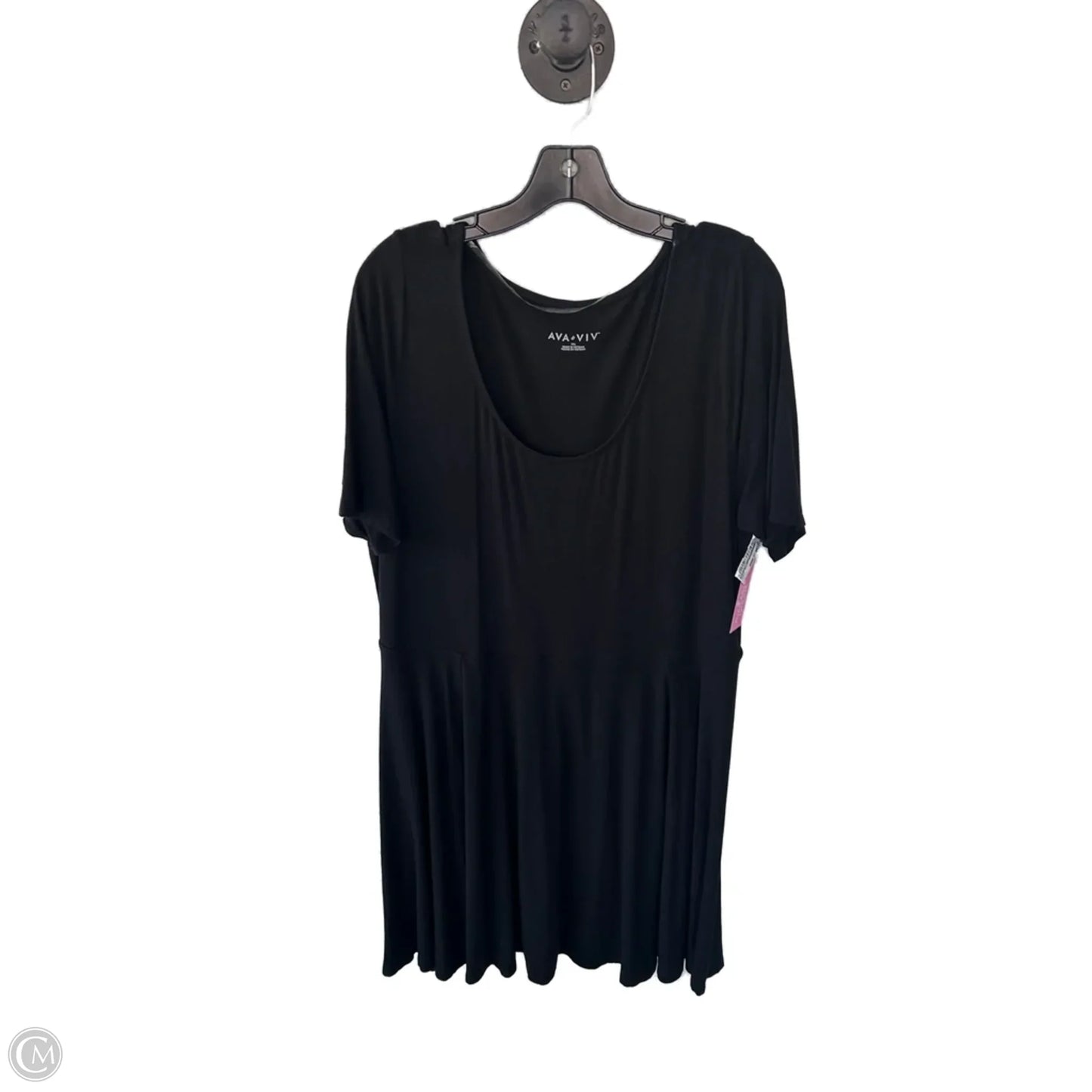 Dress Casual Short By Ava & Viv In Black, Size: Xxl