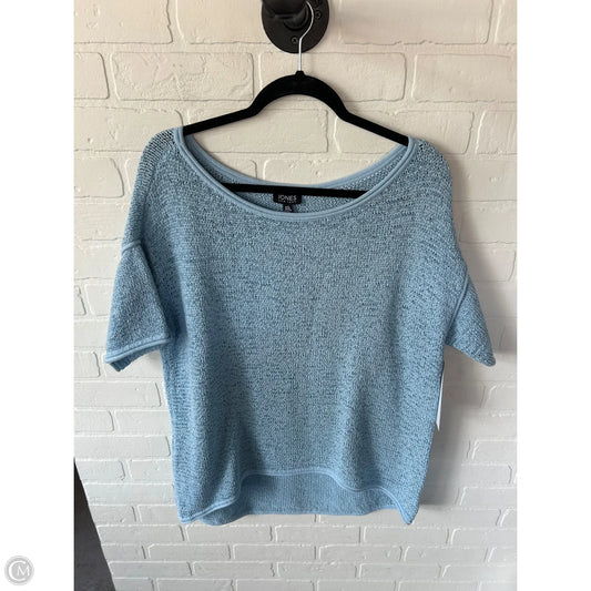 Sweater Short Sleeve By Jones New York In Blue, Size: Xl