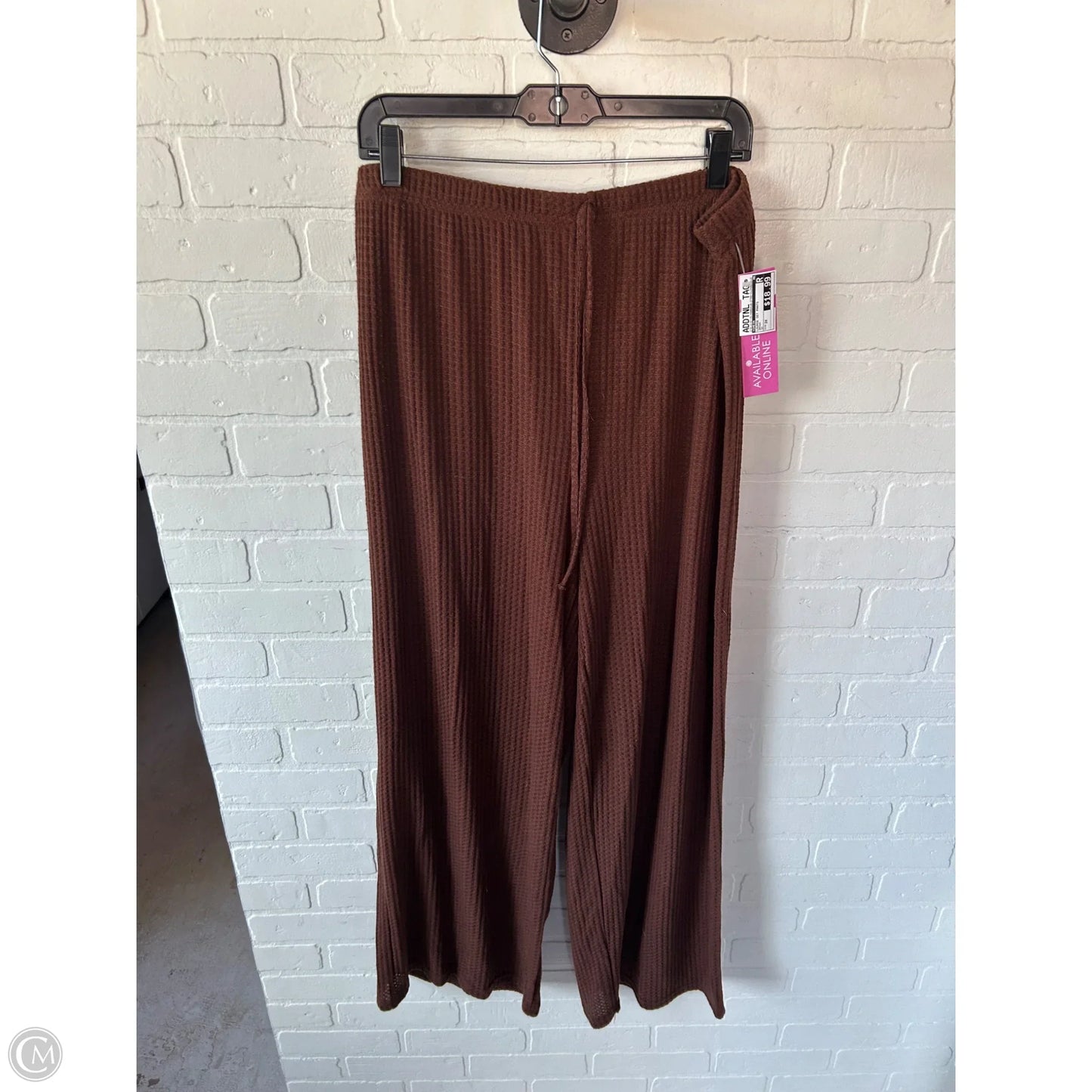 Lounge Set Pants By Shein In Brown, Size: 3x