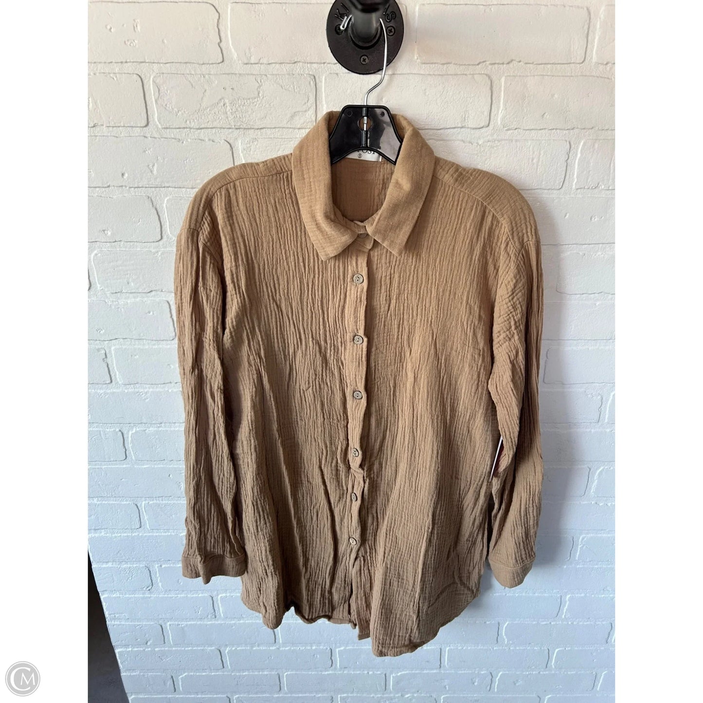 Romper By Clothes Mentor In Tan, Size: S