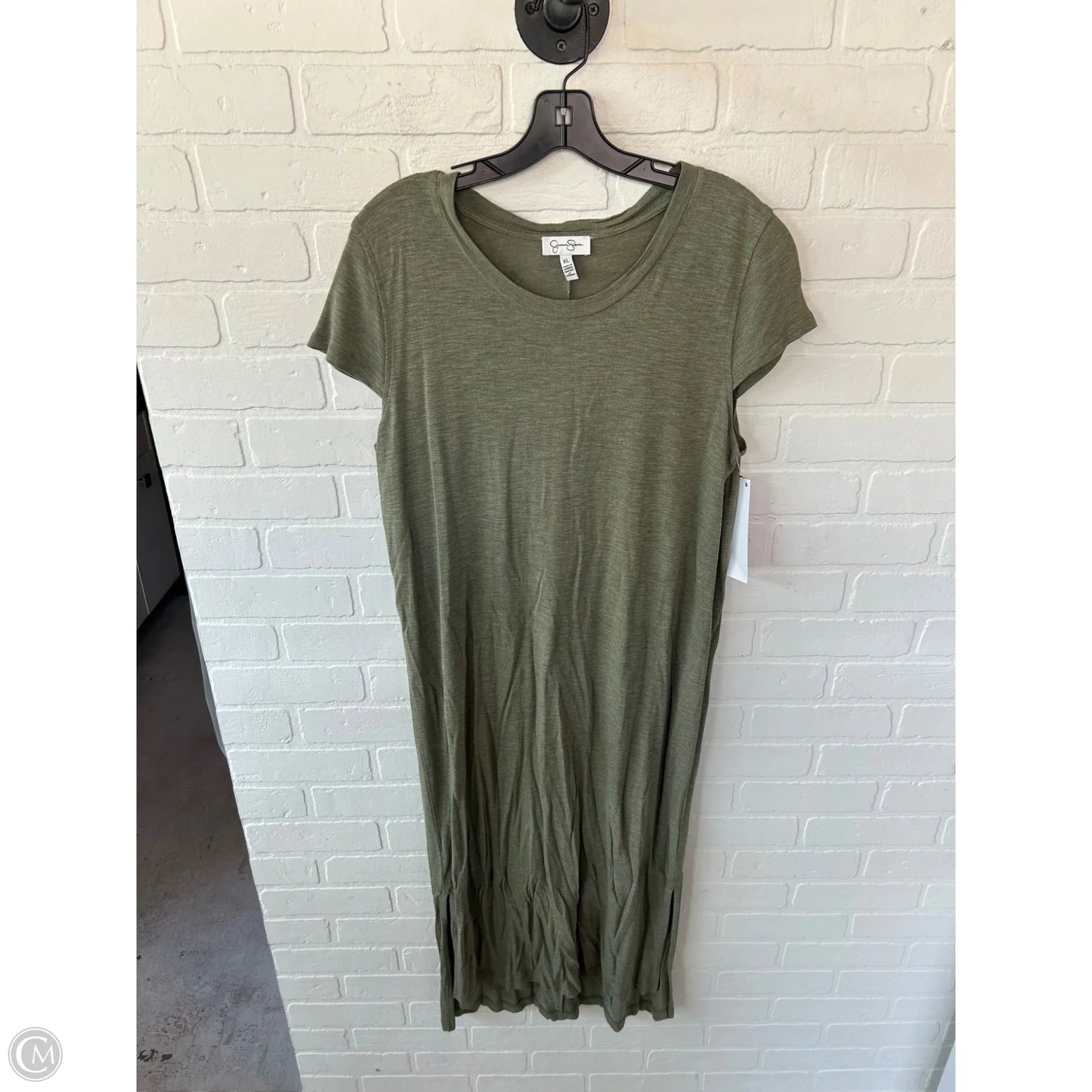 Dress Casual Midi By Jessica Simpson In Green, Size: Xl
