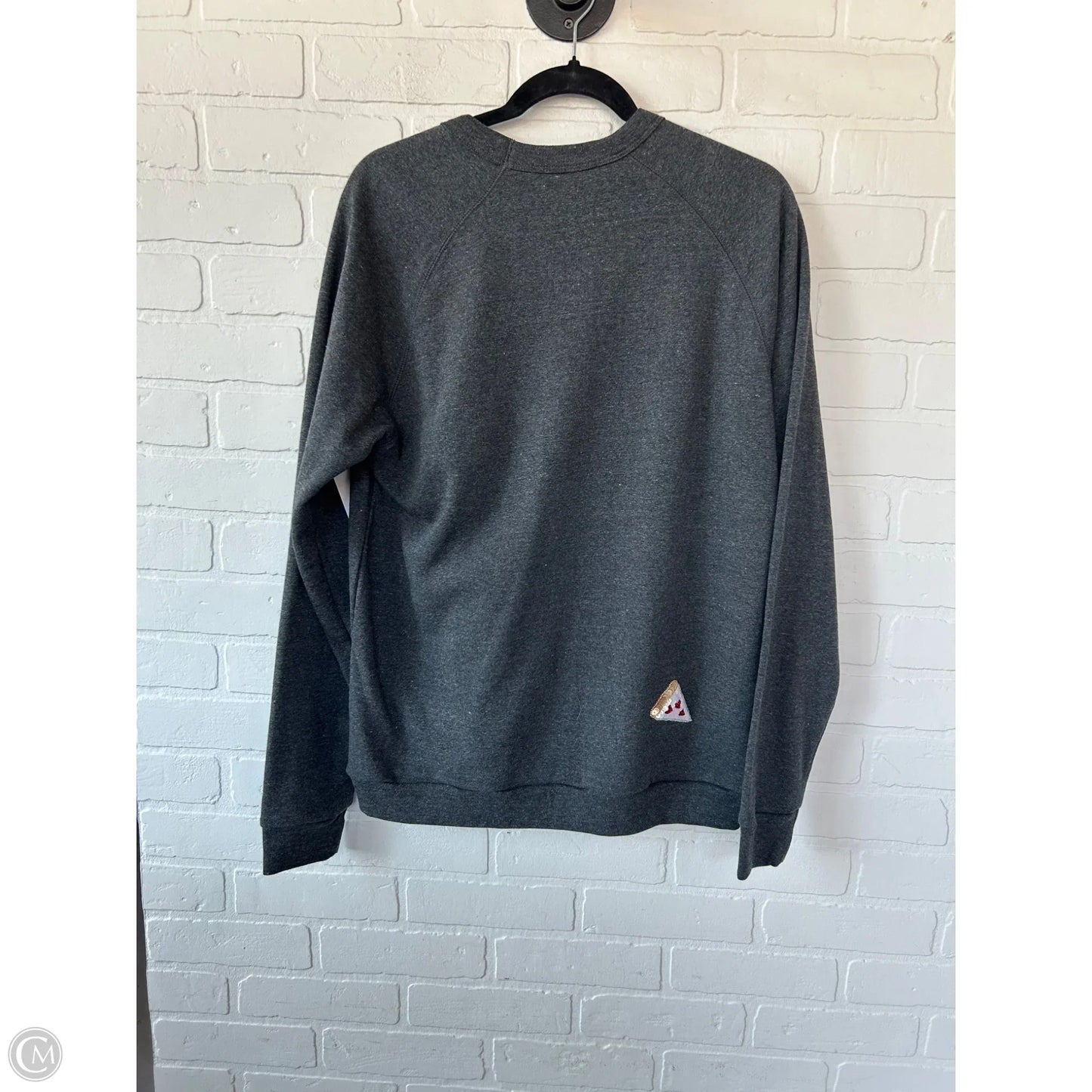 Sweatshirt Crewneck By Clothes Mentor In Grey, Size: Xl