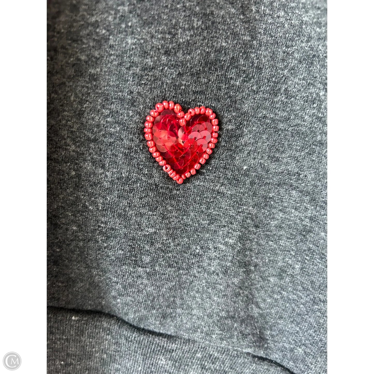 Sweatshirt Crewneck By Clothes Mentor In Grey, Size: Xl