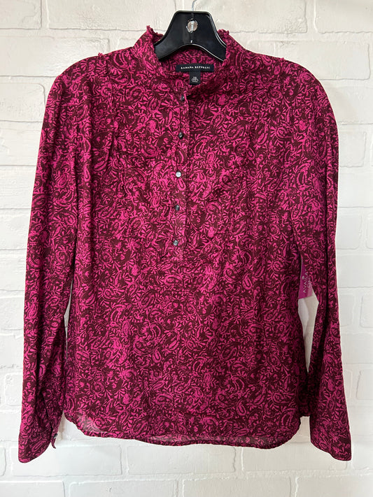 Floral Top Long Sleeve Banana Republic, Size Xs