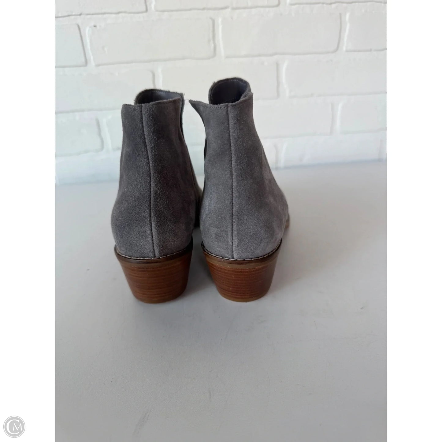 Boots Ankle Heels By Cole-haan In Grey, Size: 7.5