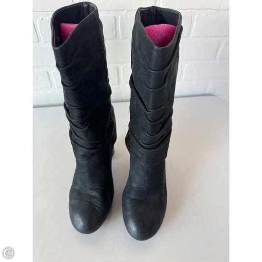 Boots Mid-calf Heels By Vince Camuto In Black, Size: 6.5