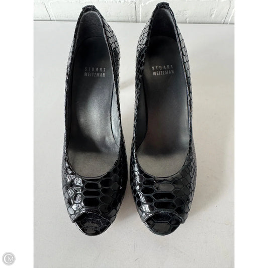 Sandals Designer By Stuart Weitzman In Black, Size: 6