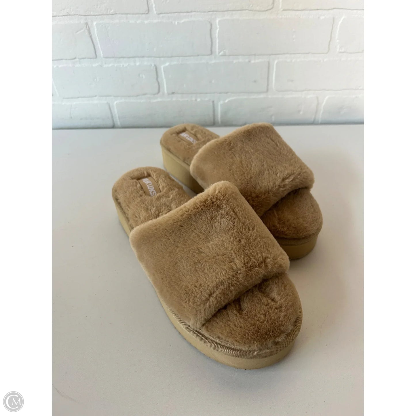Slippers By Muk Luks In Tan