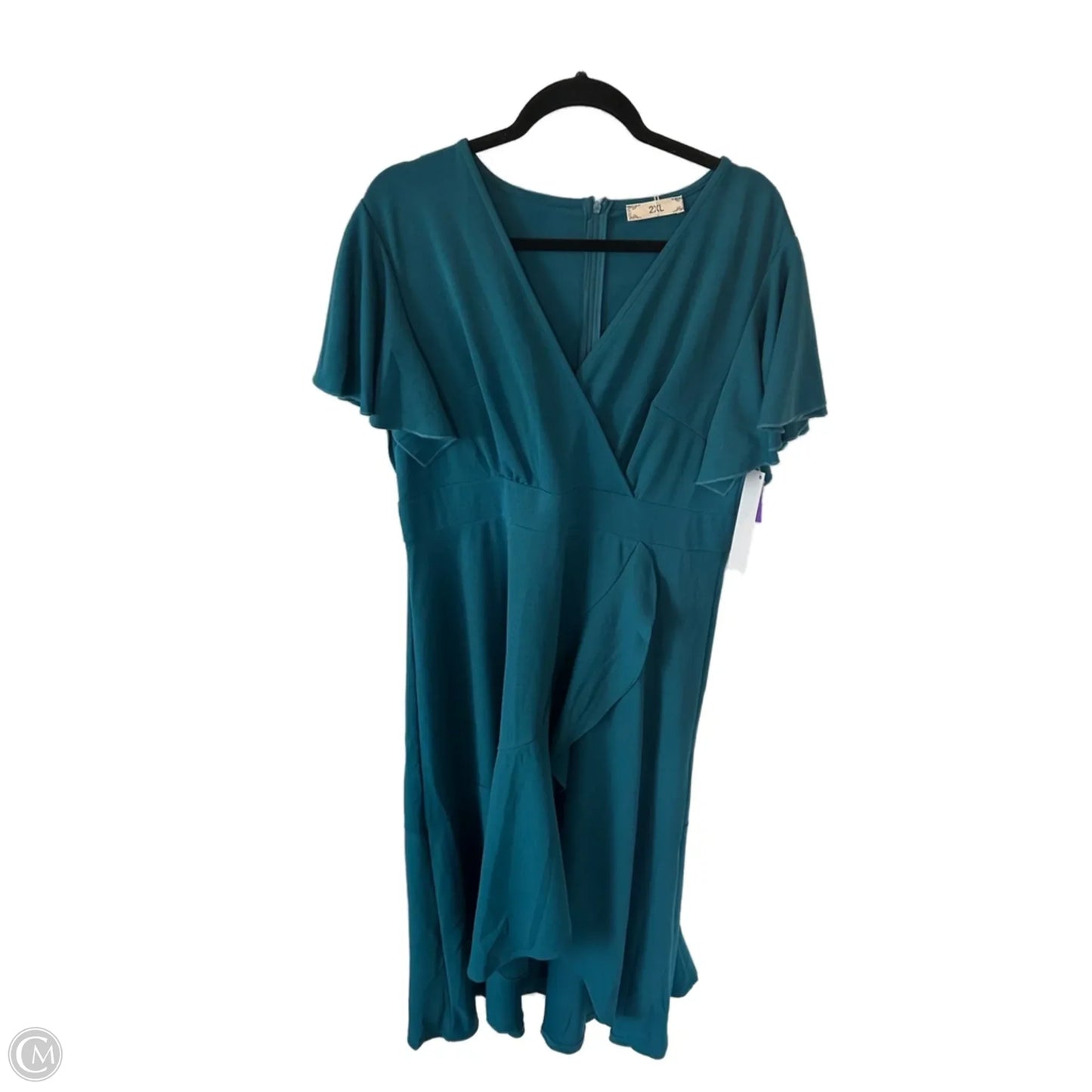 Dress Party Midi By Cmf In Blue, Size: 2x