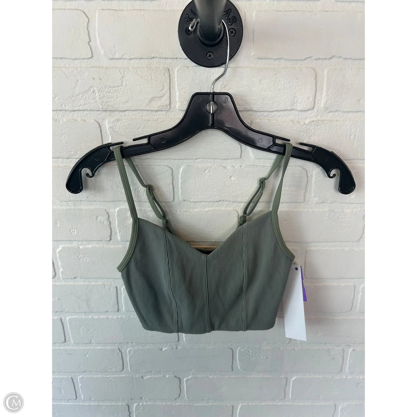 Athletic Bra By Aerie In Green, Size: Xxs