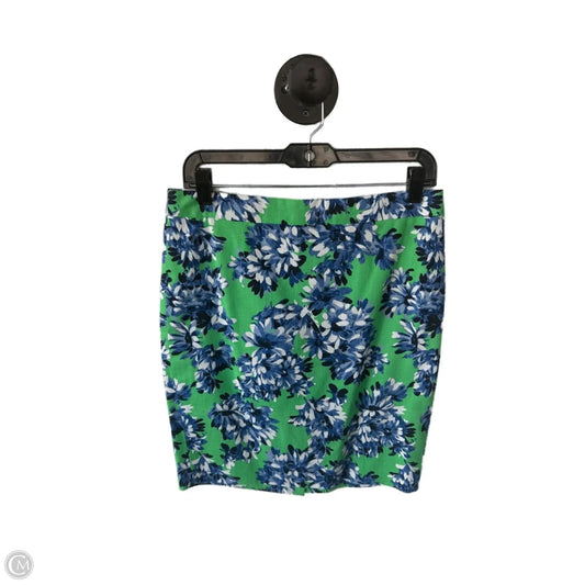 Skirt Mini & Short By J. Crew In Blue & Green, Size: 4