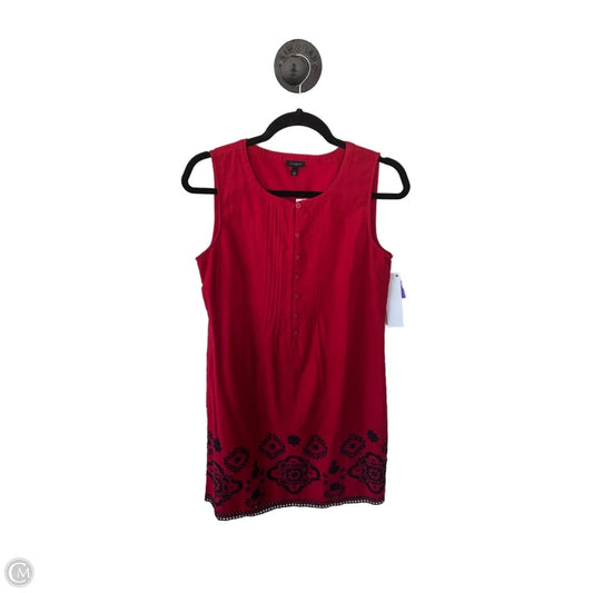 Dress Casual Short By Talbots In Black & Red, Size: S