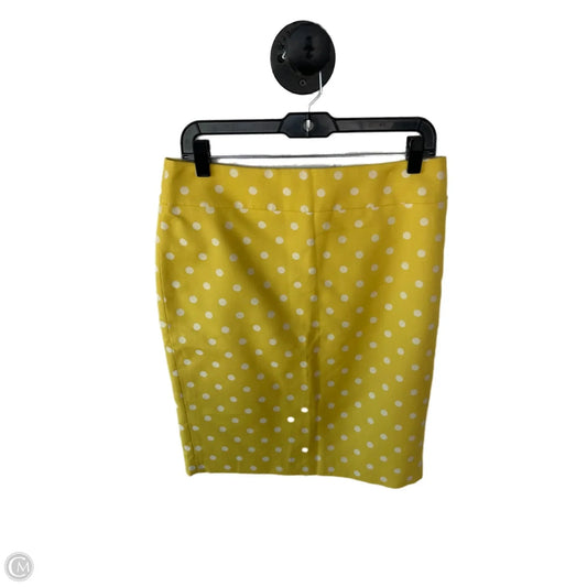 Skirt Midi By Ann Taylor In Yellow, Size: 10