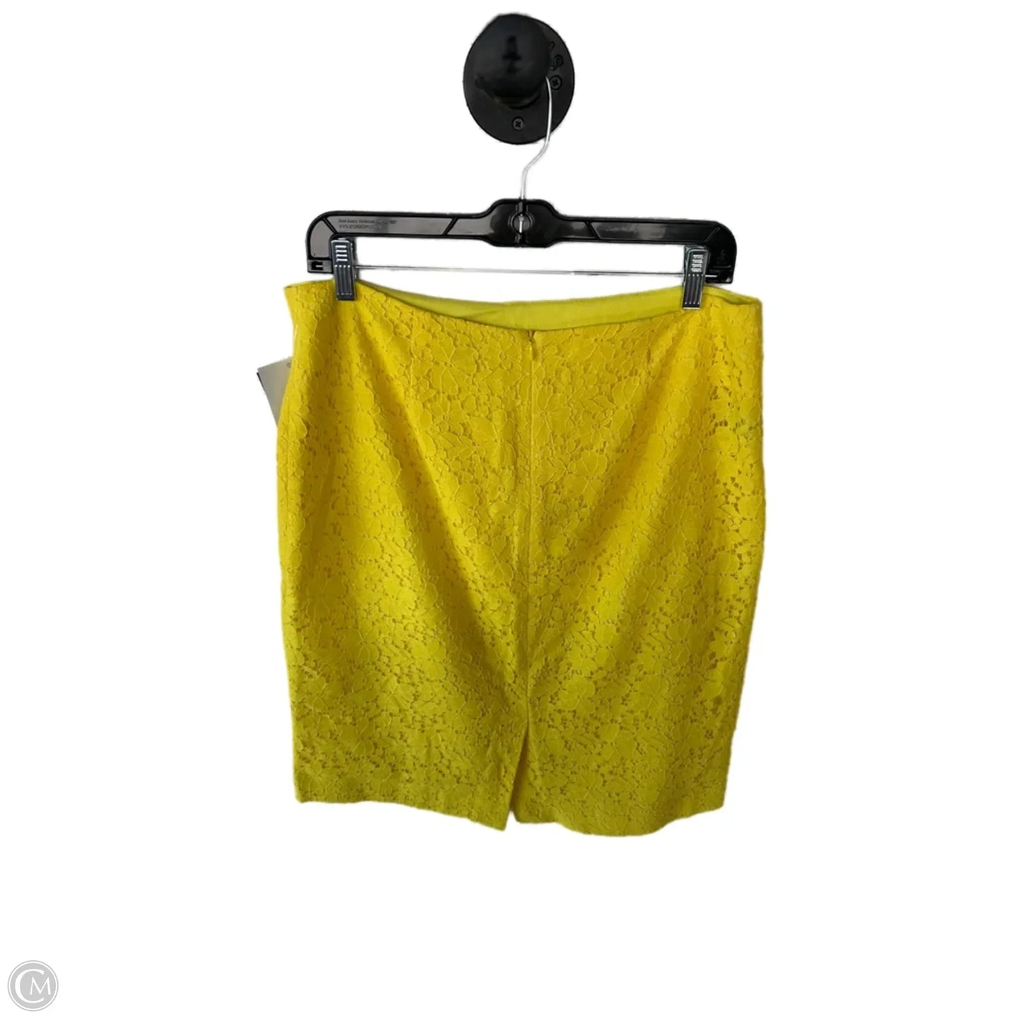 Skirt Mini & Short By Ann Taylor In Yellow, Size: 10