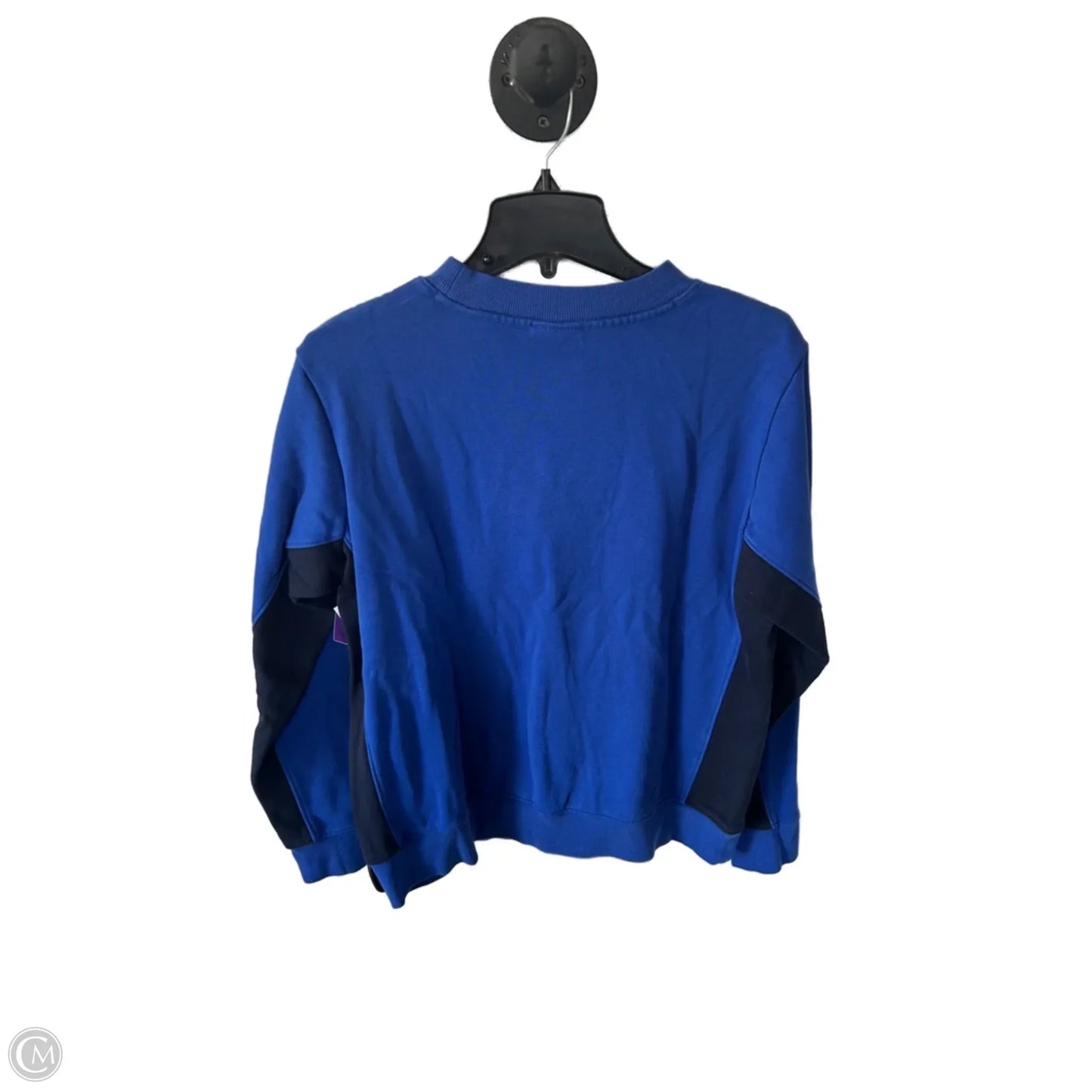 Athletic Sweatshirt Crewneck By Columbia In Black & Blue, Size: Xl