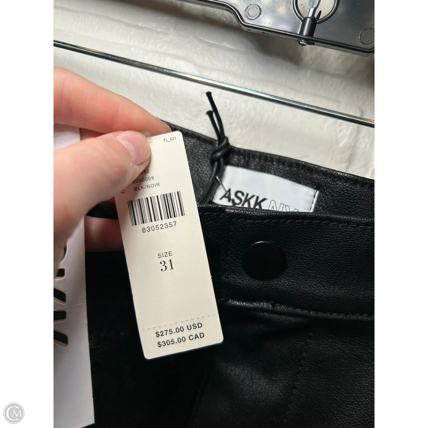 Shorts By Askk Ny In Black, Size: 12