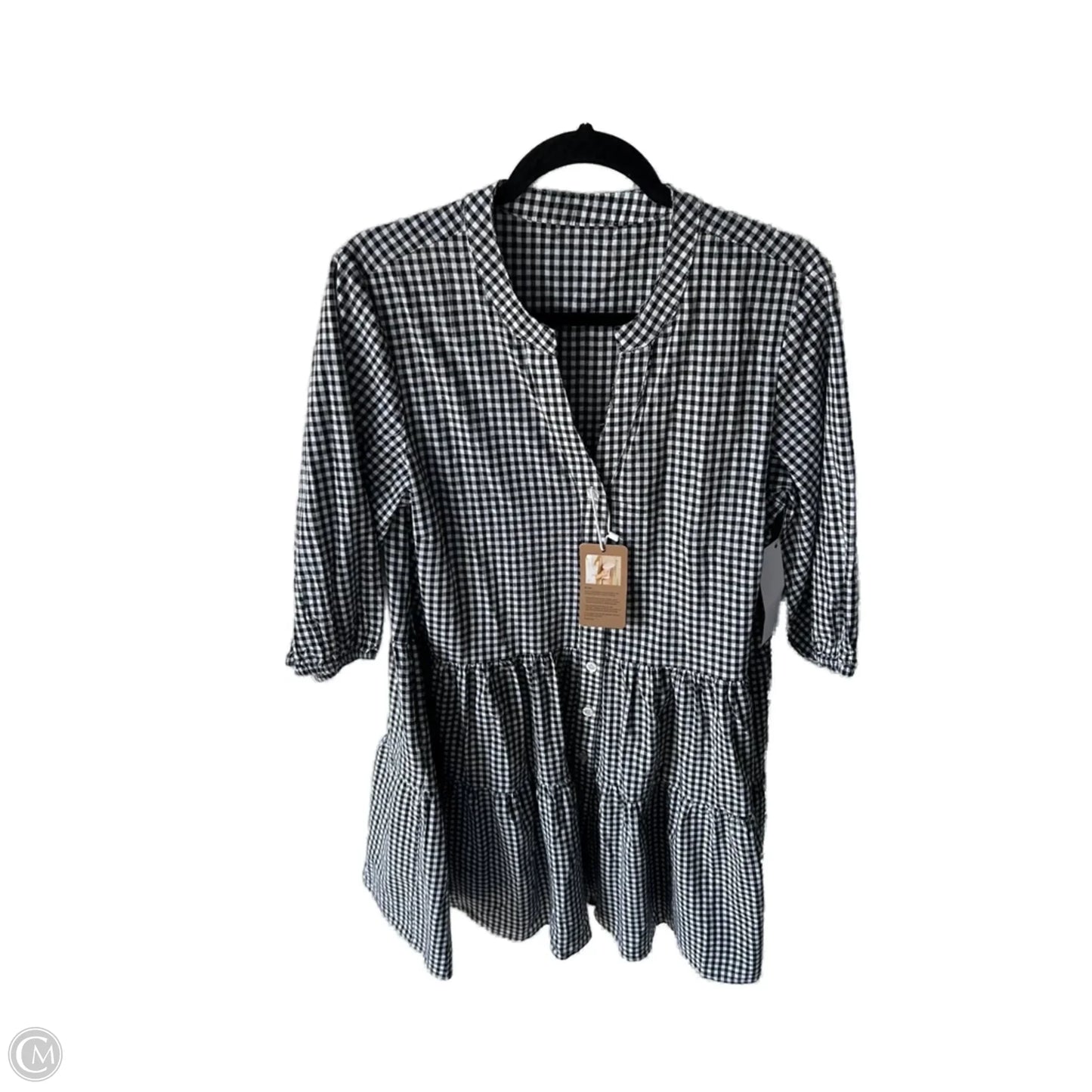 Dress Casual Short By Cme In Black & White, Size: L