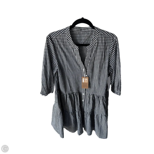 Dress Casual Short By Cme In Black & White, Size: L