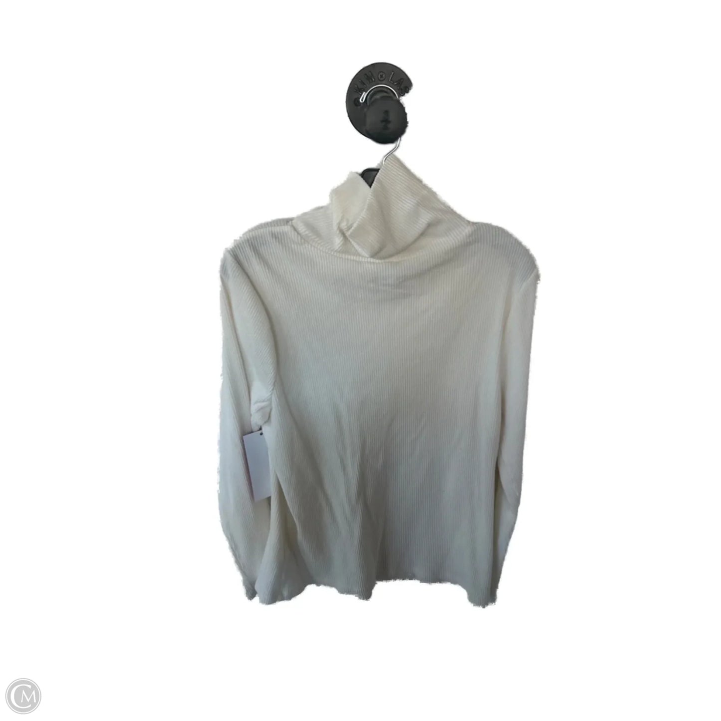 Top Long Sleeve Basic By Old Navy In Cream, Size: 2x