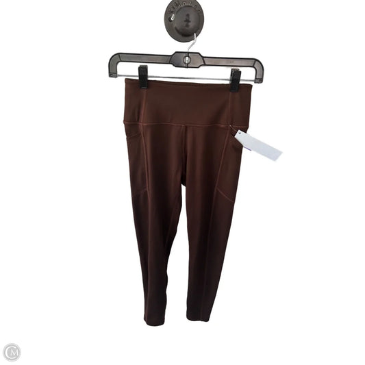 Athletic Leggings By Victorias Secret In Brown, Size: 2