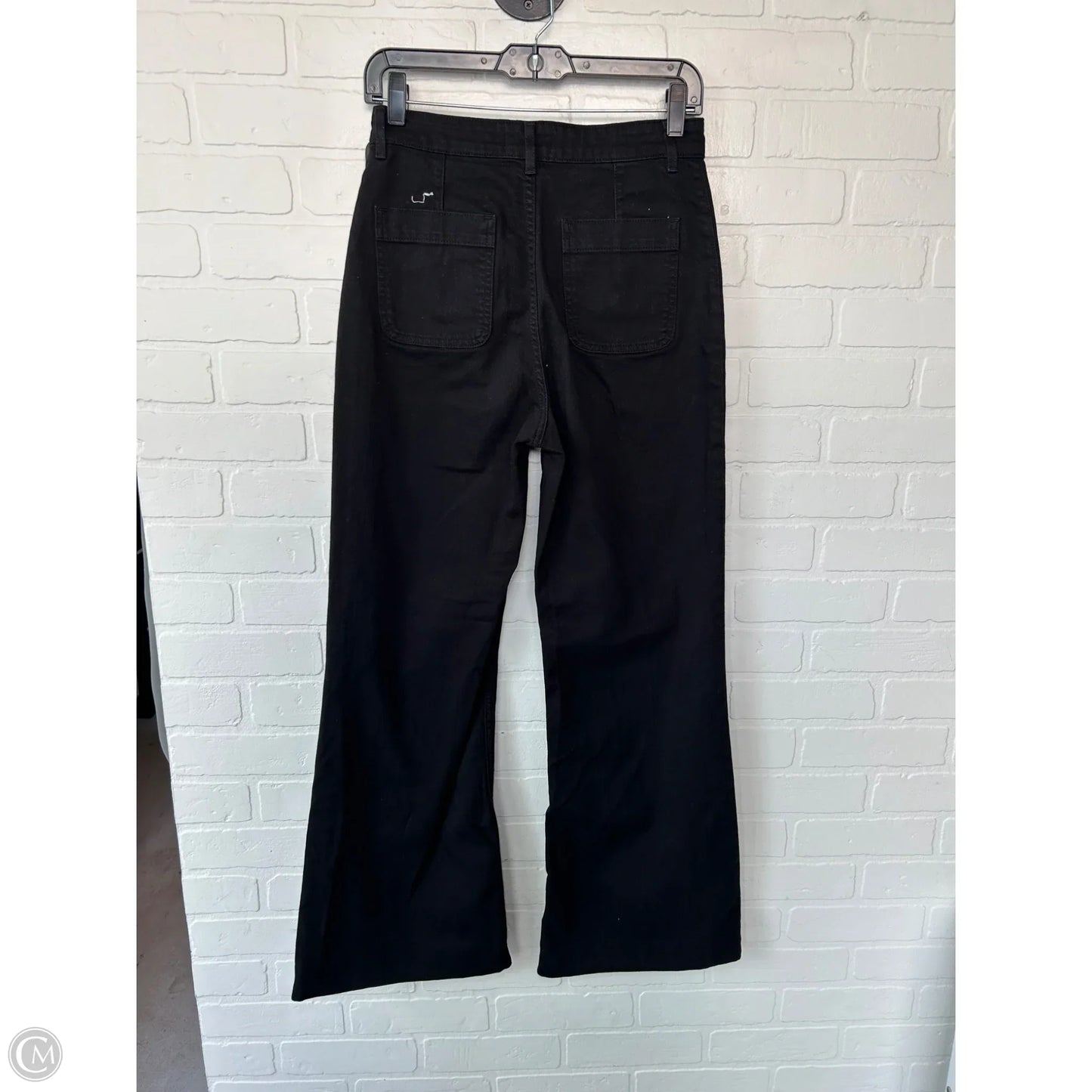 Jeans Wide Leg By Cmb In Black Denim, Size: 6
