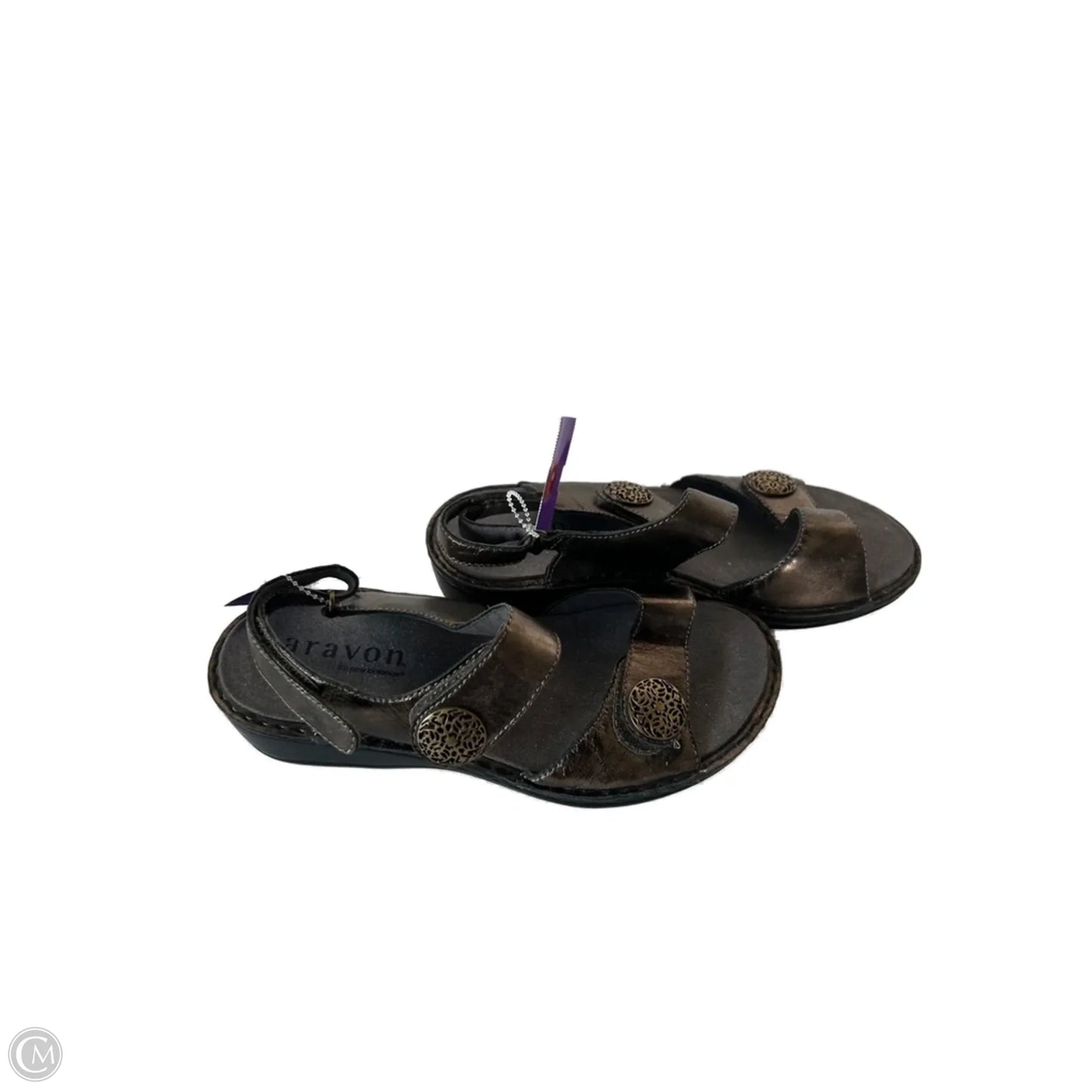 Sandals Flats By New Balance In Grey, Size: 6