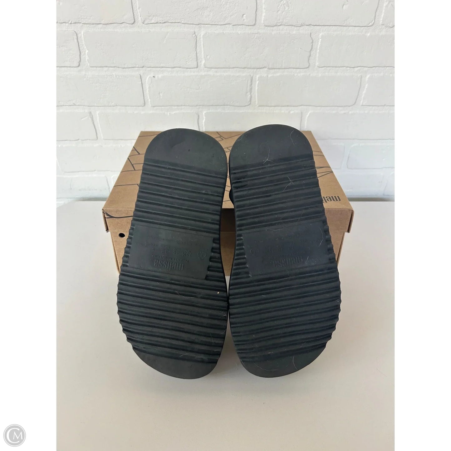 Sandals Heels Platform By Cmb In Black, Size: 9