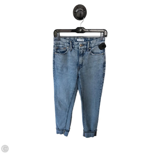 Jeans Straight By Good American In Blue Denim, Size: 0