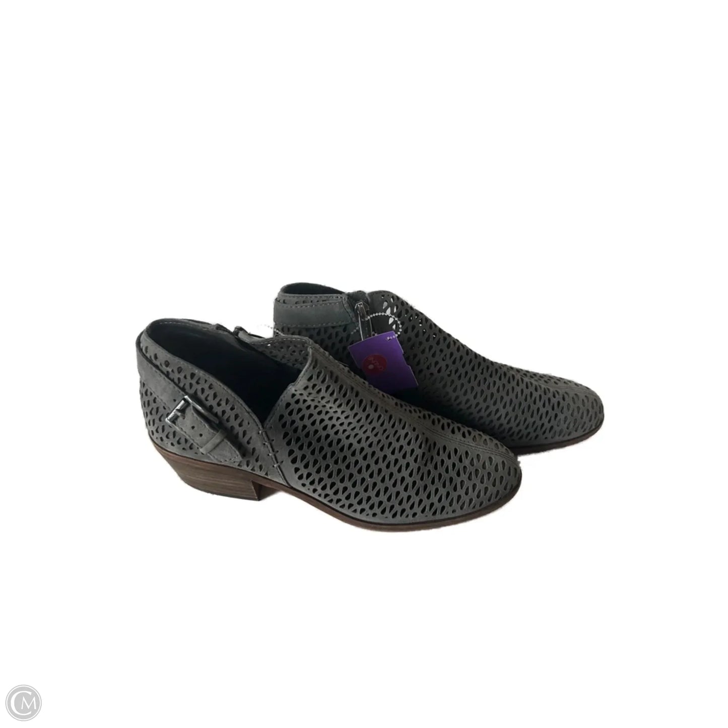 Boots Ankle Heels By Vince Camuto In Grey, Size: 10