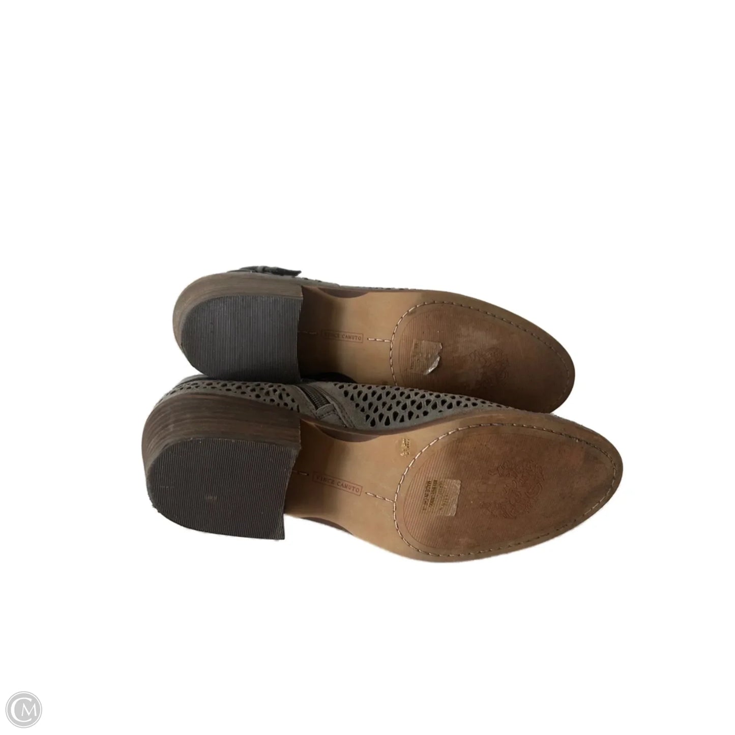 Boots Ankle Heels By Vince Camuto In Grey, Size: 10