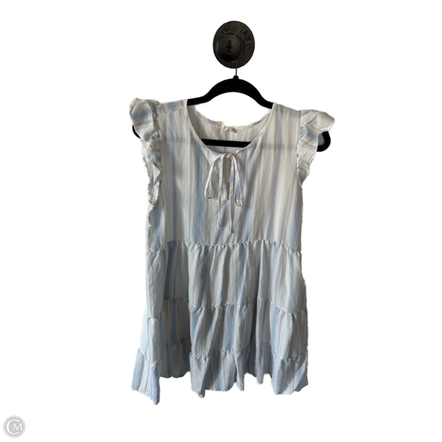 Dress Casual Short By Altard State In Blue & White, Size: M