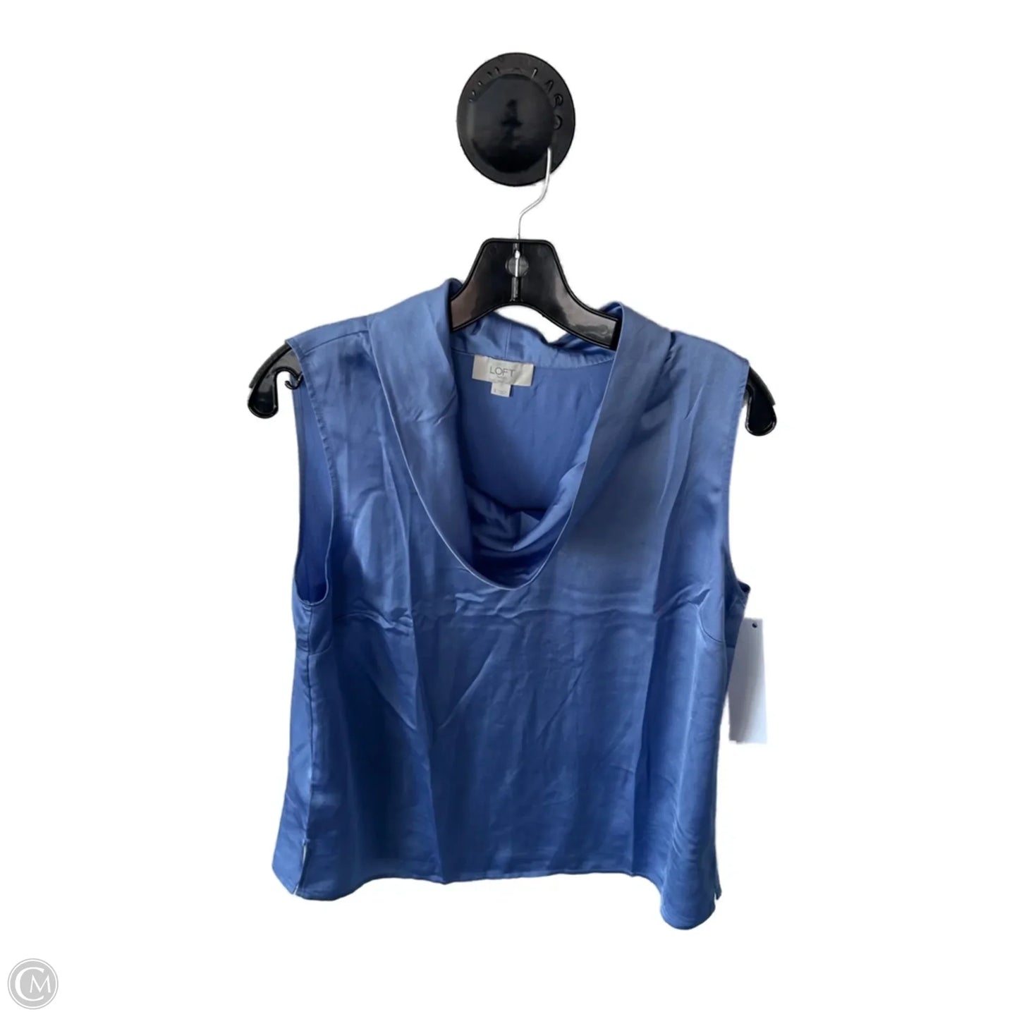 Top Sleeveless By Loft In Blue, Size: S
