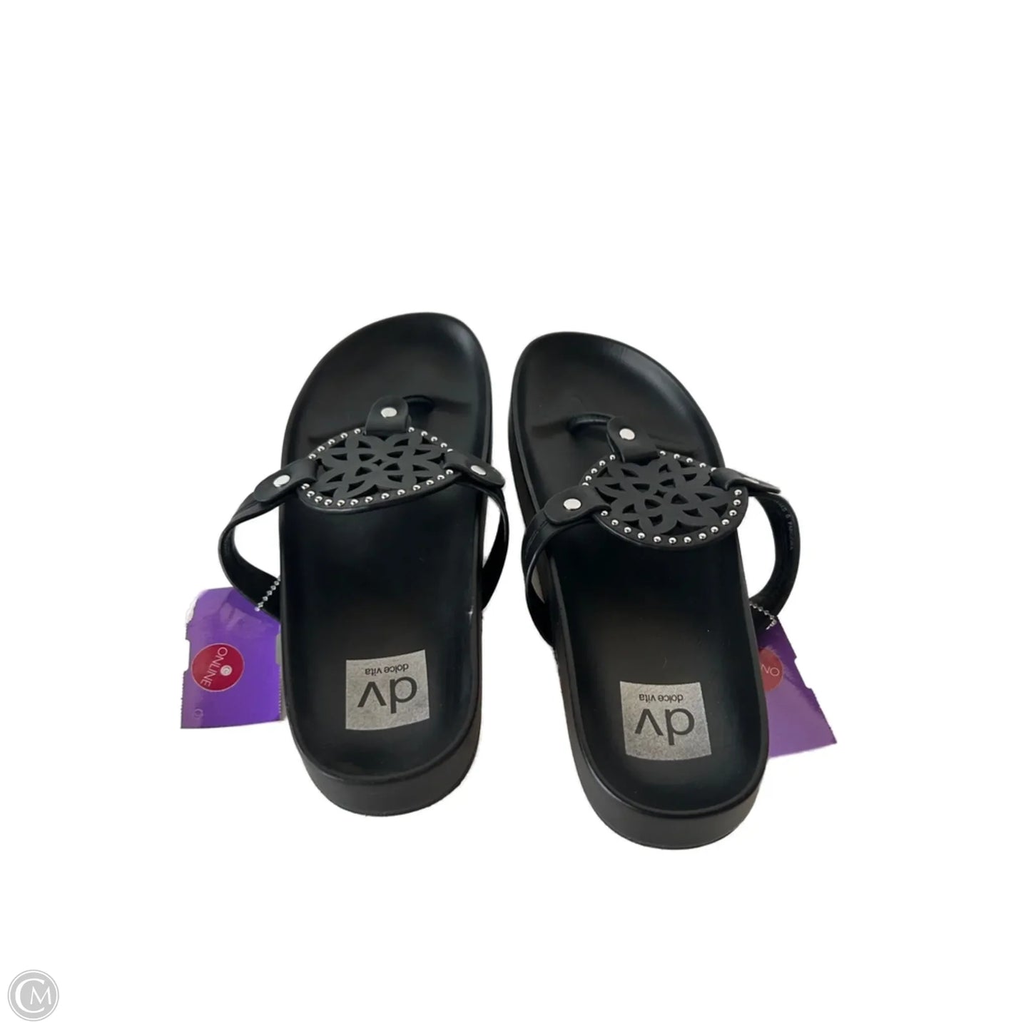 Sandals Flats By Dolce Vita In Black, Size: 6