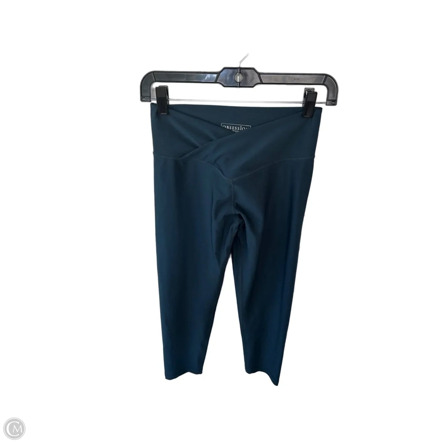 Athletic Leggings Capris By Cmf In Green, Size: 8