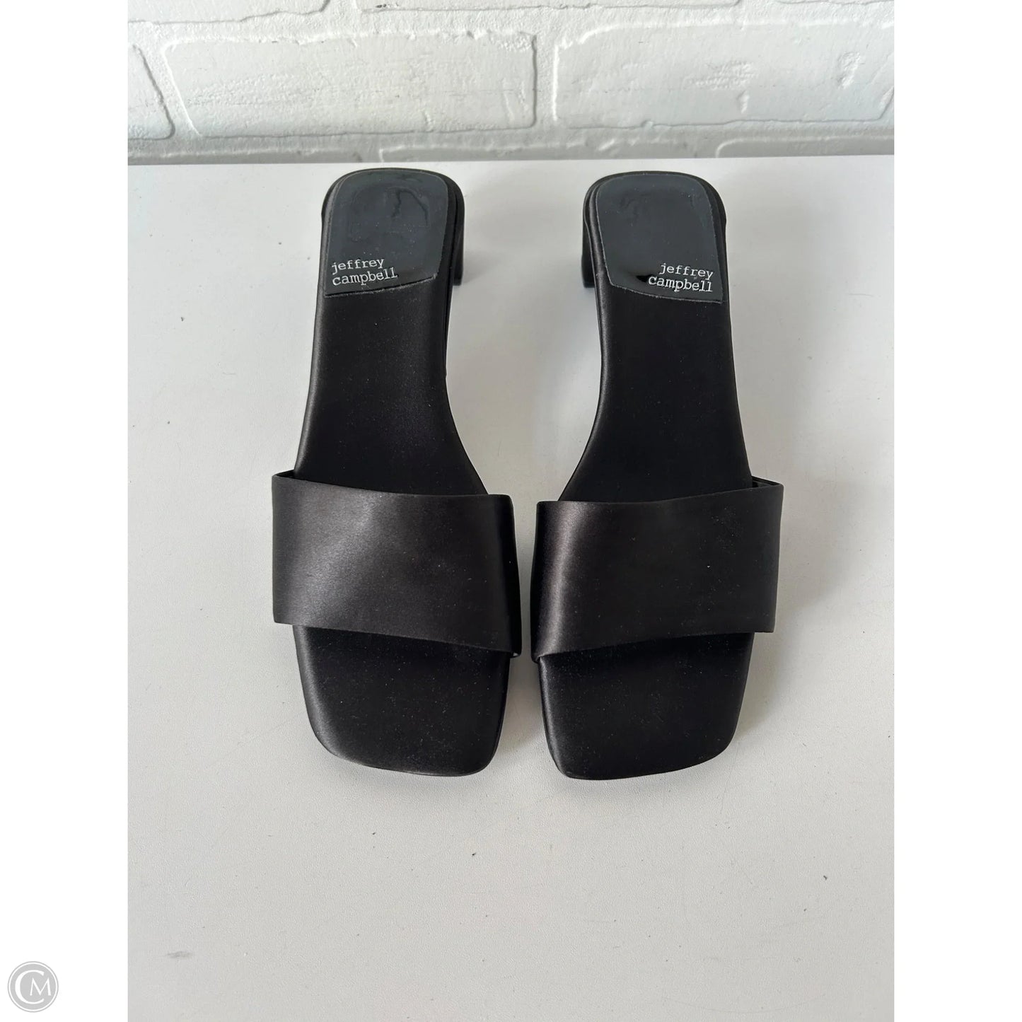 Sandals Heels Kitten By Jeffery Campbell In Black, Size: 7.5