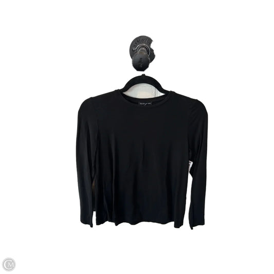 Top Long Sleeve Basic By Eileen Fisher In Black, Size: Sp