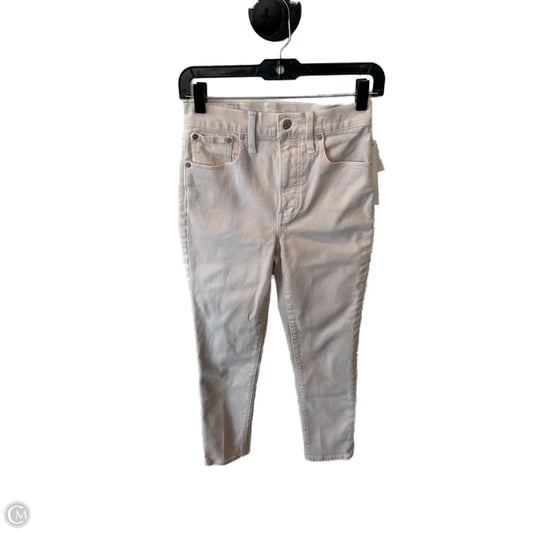Jeans Skinny By Madewell In Pink Denim, Size: 0