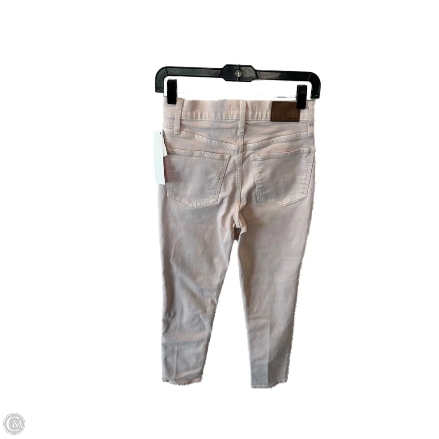 Jeans Skinny By Madewell In Pink Denim, Size: 0