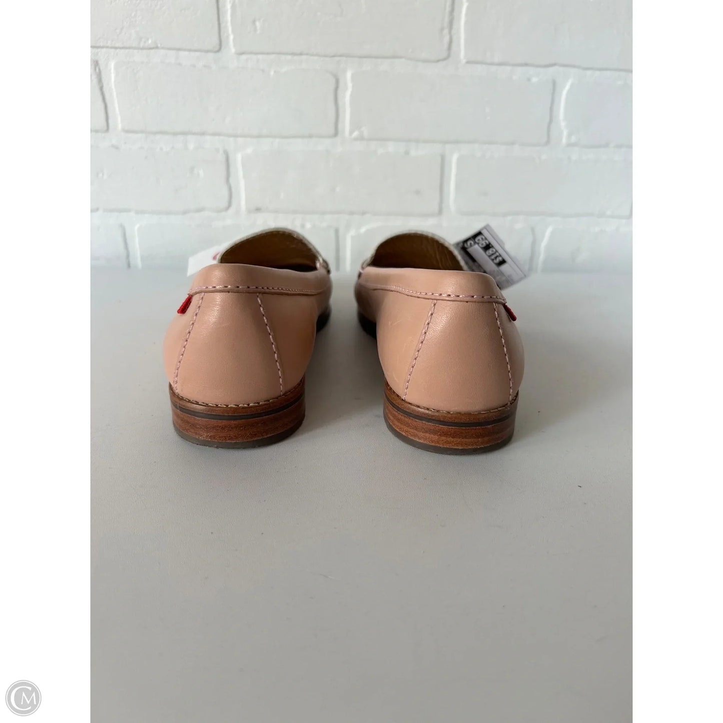 Shoes Flats By Clothes Mentor In Pink & White, Size: 7