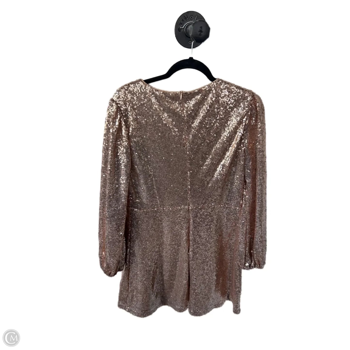 Dress Party Short By Boohoo Boutique In Rose Gold, Size: L