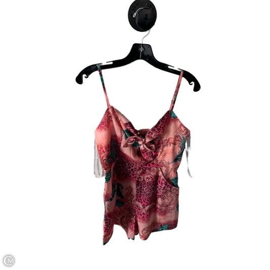 Romper By Guess In Pink, Size: M