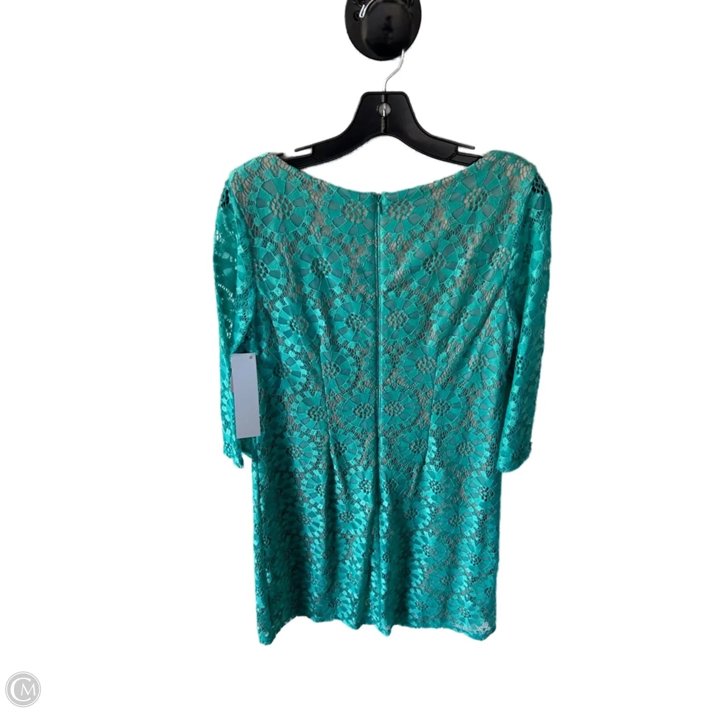 Dress Party Short By Jessica Howard In Blue & Tan, Size: M