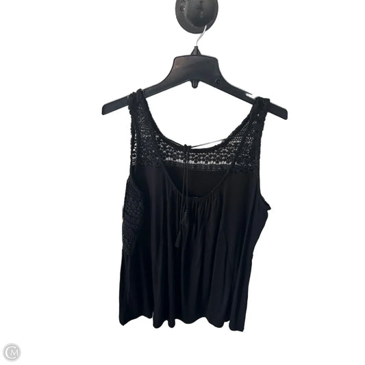 Top Sleeveless By Lane Bryant In Black, Size: L