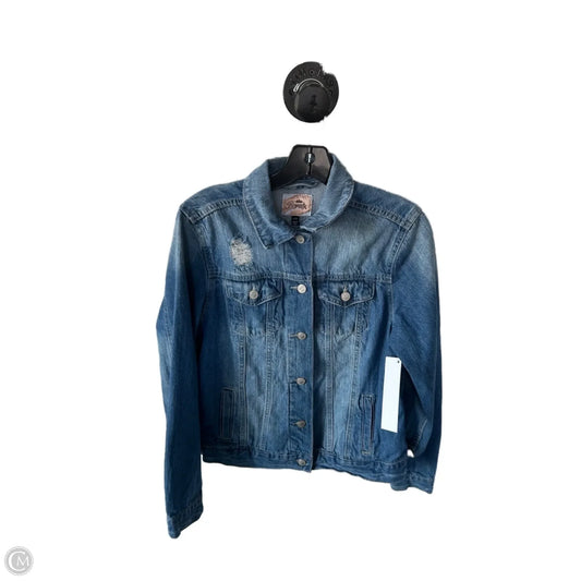 Jacket Denim By Royalty In Blue Denim, Size: S