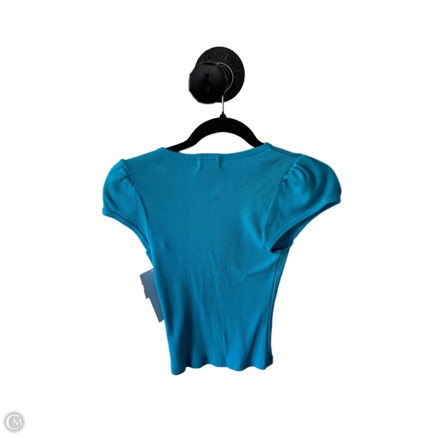 Top Short Sleeve Basic By T.la In Blue, Size: Xxs