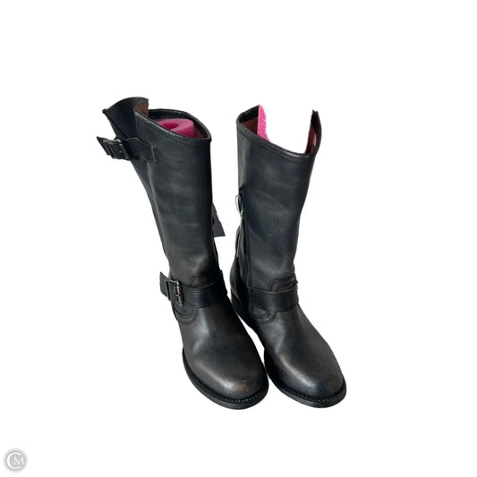 Boots Knee Flats By Freebird In Black, Size: 6